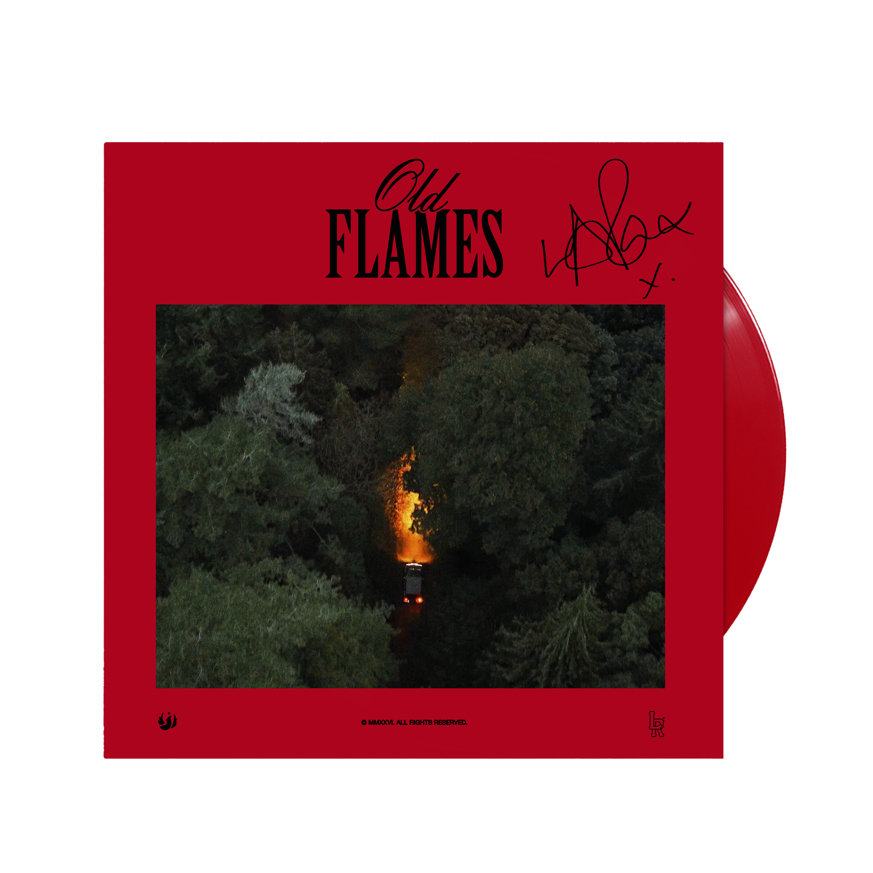 La Roux - Old Flames Signed Red Vinyl + Artcards