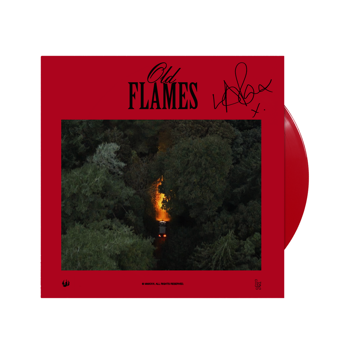 La Roux - Old Flames Signed Red Vinyl + Artcards